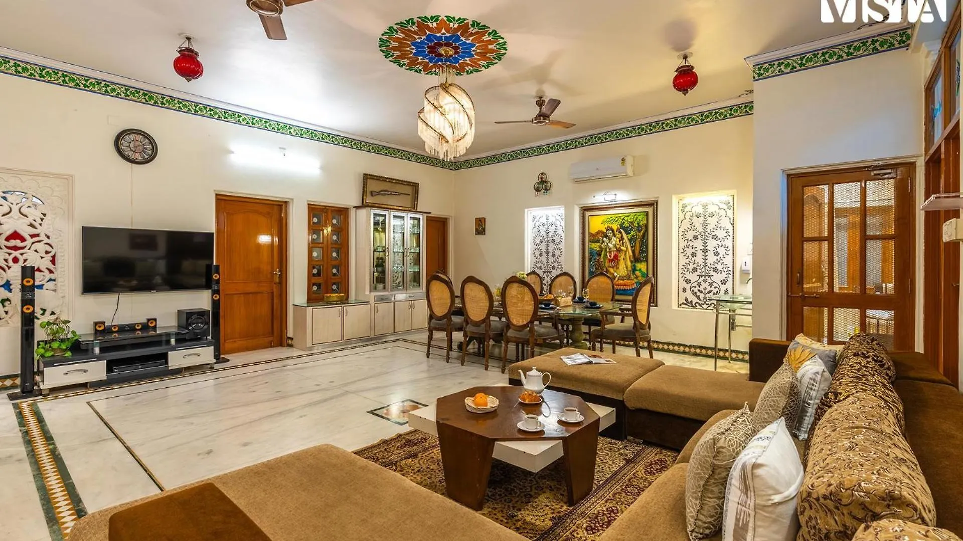 Udaikot By Stayvista: Heritage Hill-View Villa with Terrace & Games Udaipur 0*,
